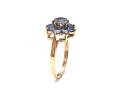 9ct Synthetic Spinel Cluster Ring