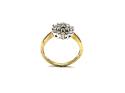 18ct Yellow Gold Diamond Cluster Ring
