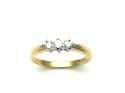 18ct Diamond 3 Stone Ring 0.25ct