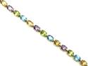 9ct Yellow Gold Multi Stone Bracelet