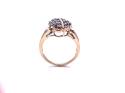 9ct Yellow Gold Diamond Cluster Ring