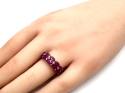 9ct Yellow Gold Ruby & Diamond Ring