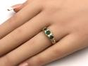 18ct Emerald & Diamond Ring