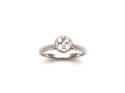 9ct White Gold Diamond Cluster Ring
