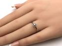 Platinum Diamond Halo Cluster Ring