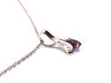 9ct Yellow Gold Ruby & Diamond Pendant