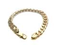 9ct Yellow Gold Curb Bracelet 8.75 inch