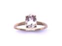 9ct Yellow Gold Topaz Solitaire Ring