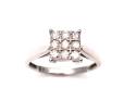 9ct Diamond Cluster Ring 0.33ct