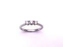 9ct Diamond 3 Stone Ring
