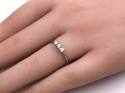 9ct Diamond 3 Stone Ring