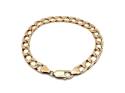 9ct Yellow Gold Square Curb Bracelet