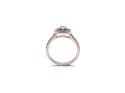 18ct Double Halo Diamond Ring 0.50ct