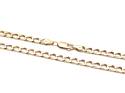 9ct Yellow Gold Flat Curb Chain 19 inch