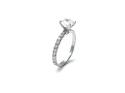 Platinum Diamond Ring Solitaire 1.01ct