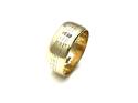 9ct Yellow Gold Patterned Wedding Ring