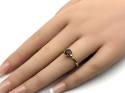 9ct Yellow Gold Ruby Solitaire Ring