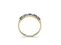 9ct Tanzanite & Diamond Eternity Ring 0.10ct