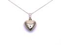 9ct Yellow Gold Heart Shaped Ashes Locket & Chain