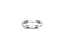 9ct White Gold Patterned Wedding Ring