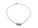 9ct White Gold Laboratory Grown Diamond Bracelet