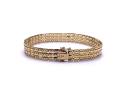9ct Yellow Gold Flat Fancy Bracelet