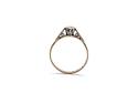 18ct Yellow Gold Diamond Solitaire Ring