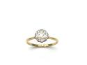 14ct Diamond Cluster Ring