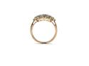 9ct Green Beryl & Diamond Cluster Ring