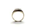 9ct Yellow Gold Diamond Signet Ring