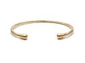 9ct Two Colour Torque Bangle