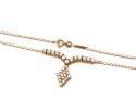 9ct Yellow Gold Diamond Necklet