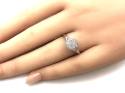 9ct Diamond Cluster Ring 0.52ct