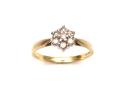 9ct Diamond Cluster Ring 0.25ct