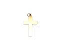 9ct Rose Gold Cross Pendant 11x24mm