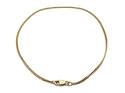9ct Yellow Gold Flat Curb Anklet