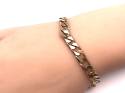 9ct Yellow Gold Curb Bracelet 7.75 inch