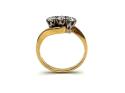 18ct Yellow Gold Diamond 3 Stone Ring