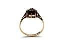 9ct Yellow Gold Garnet Cluster Ring