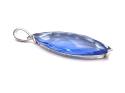 925 Blue Quartz Pendant