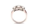 18ct White Gold Diamond 3 Stone Ring