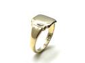 9ct Yellow Gold Shaped Signet Ring