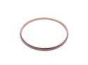 18ct Yellow Gold Solid Bangle 59mm