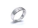 9ct White Gold Diamond Wedding Ring