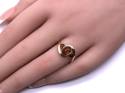 14ct Yellow Gold Amber Ring
