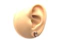9ct Ruby & Diamond Heart Studs