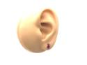 9ct Yellow Gold Ruby Stud Earrings