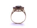 9ct Yellow Gold Garnet Cluster Ring