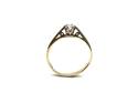 9ct Yellow Gold Diamond Solitaire Ring