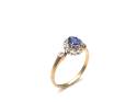 9ct Sapphire & Diamond Cluster Ring